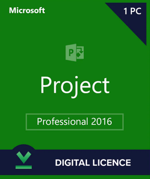 Microsoft Project Professional 2016 Digital Licence
