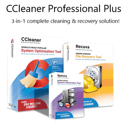 CCleaner Professional Plus - 1-Year / 3-PC - Global
